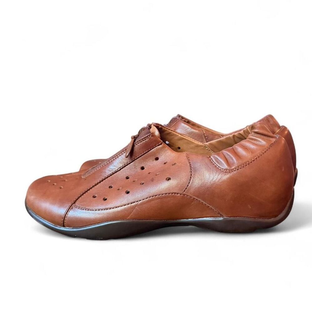 Dansko Camille Brown Leather Slip-On Shoes Women’s EU 39 US 8.5-9 Walking Casual